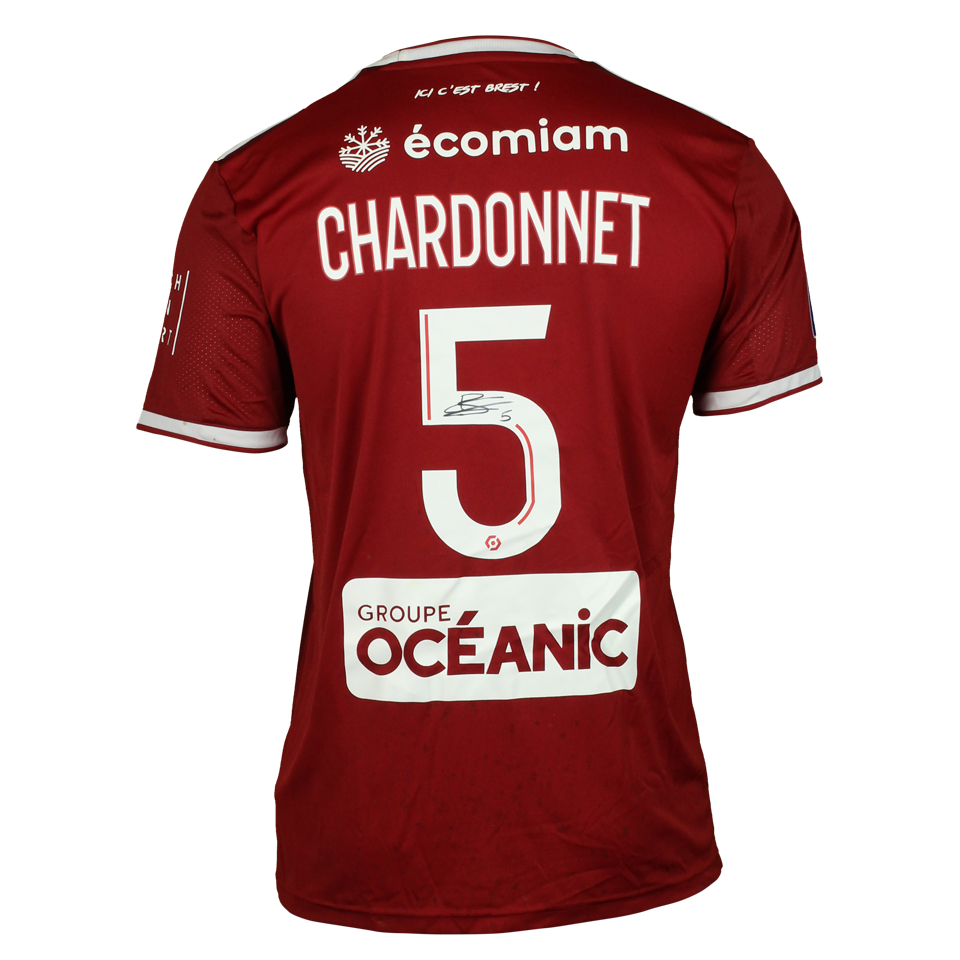 来自Stade Brestois 29的Brendan Chardonnet球衣