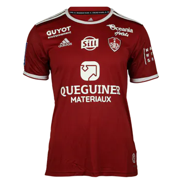 来自Stade Brestois 29的Brendan Chardonnet球衣