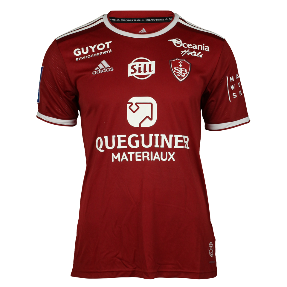 来自Stade Brestois 29的Brendan Chardonnet球衣