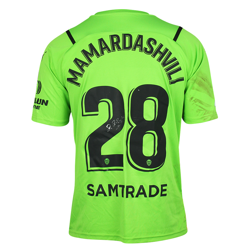 Giorgi Mamardashvili Valencia CF shirt