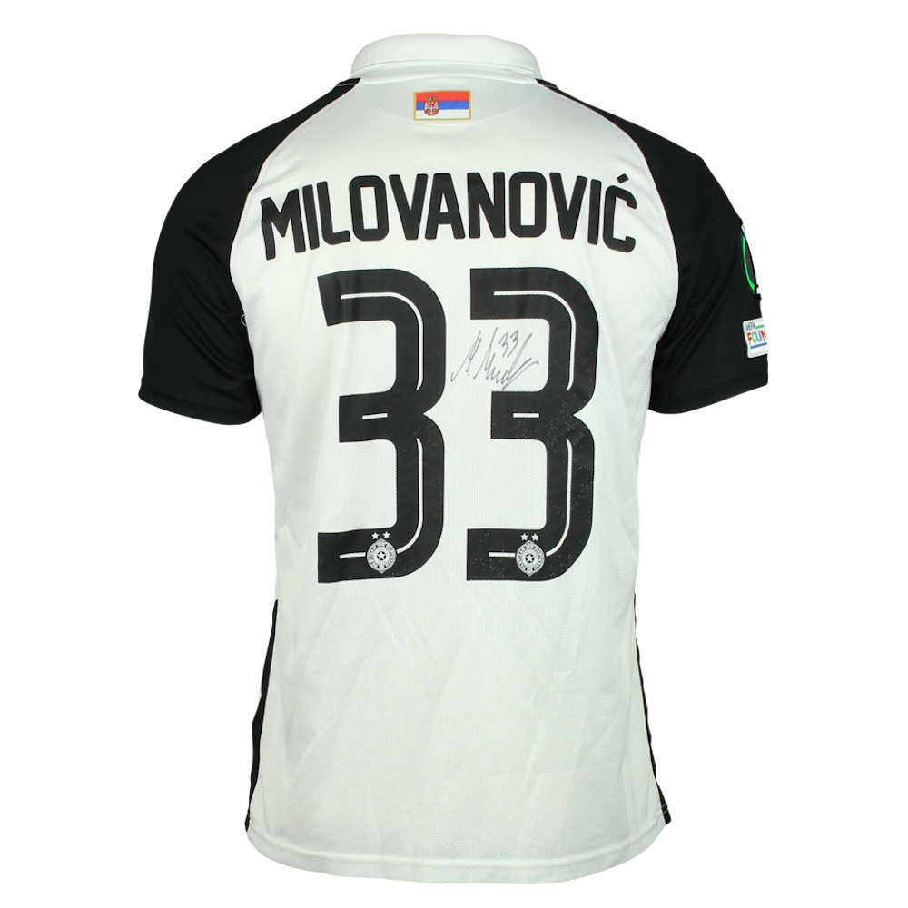 Marko Milovanović | FK Partizan - Sparta Praha | MatchWornShirt