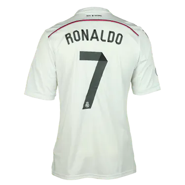 Squad Signed Shirt | Champions League '10' 2014/15 - Cristiano Ronaldo