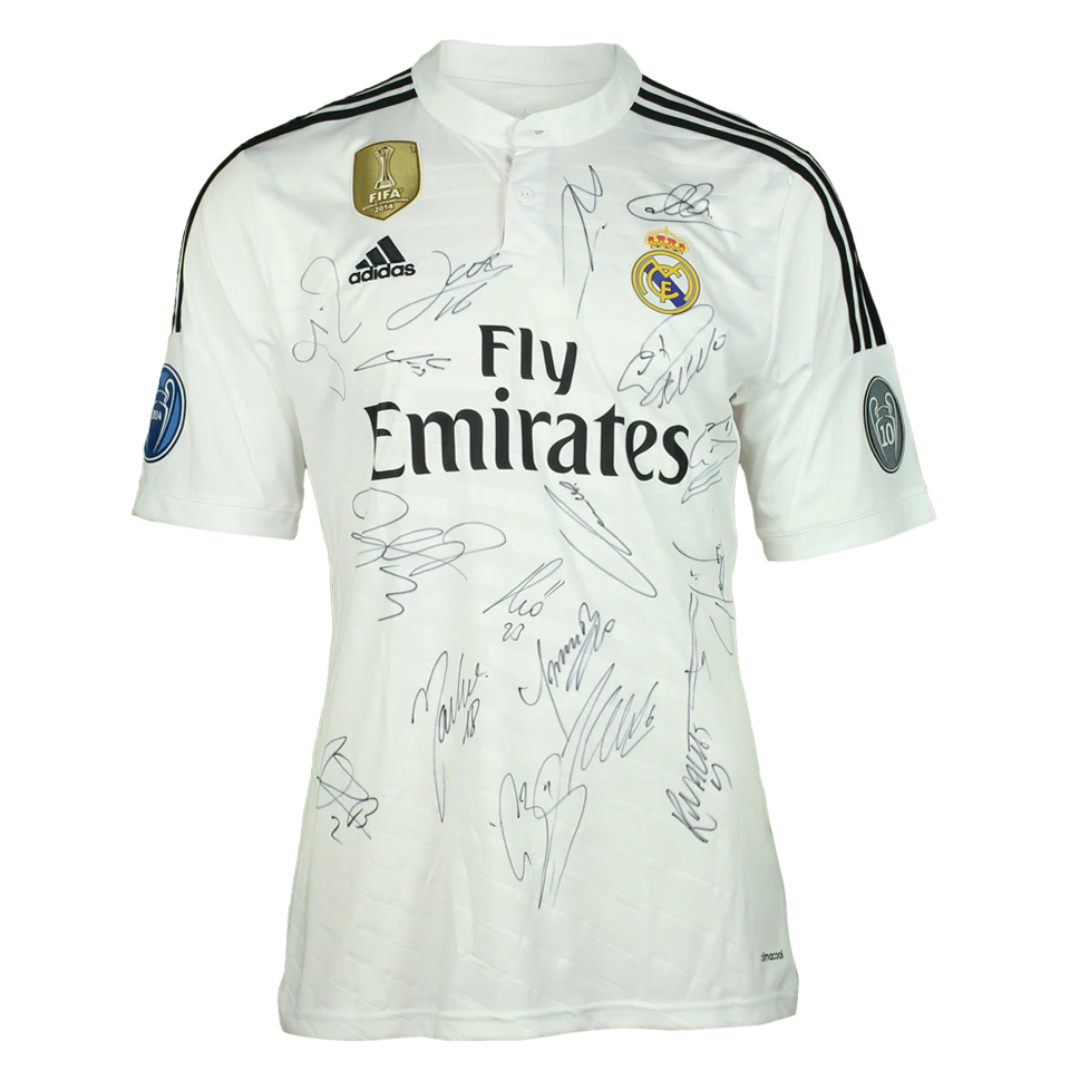 Squad Signed Shirt | Champions League '10' 2014/15 - Cristiano Ronaldo