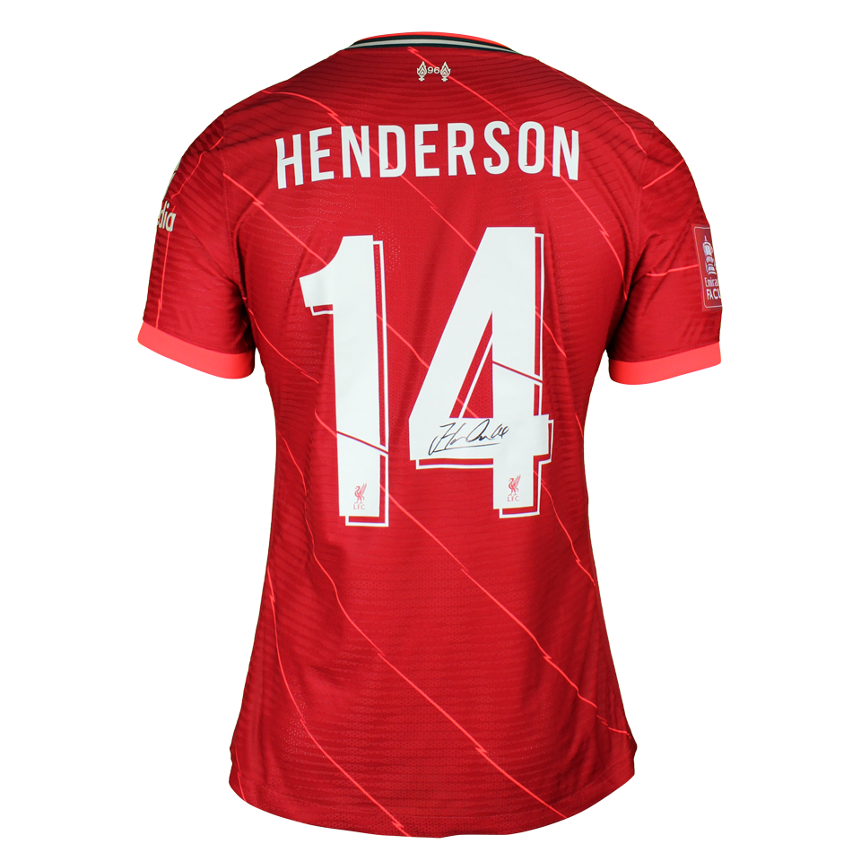 Jordan Henderson Liverpool shirt