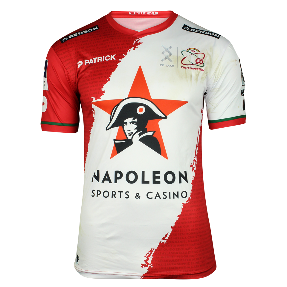 Laurens De Bock SV Zulte Waregem shirt
