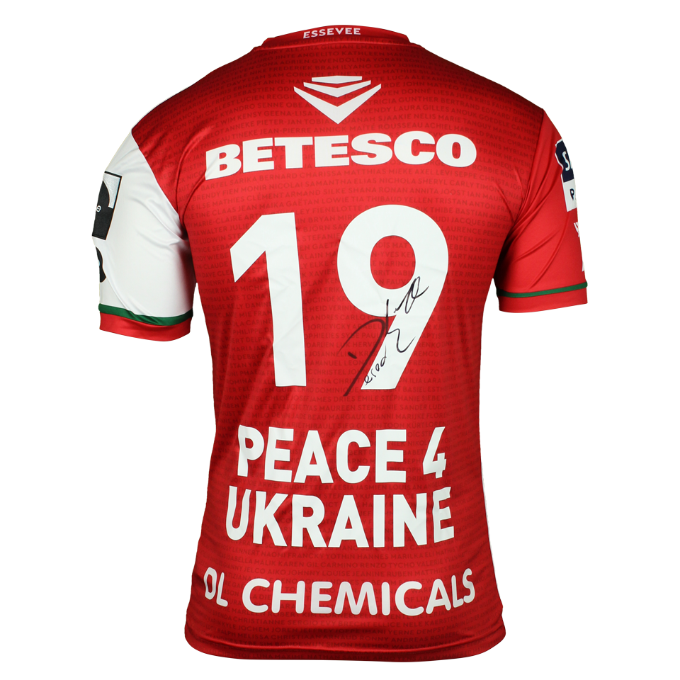 Dereck Kutesa SV Zulte Waregem shirt