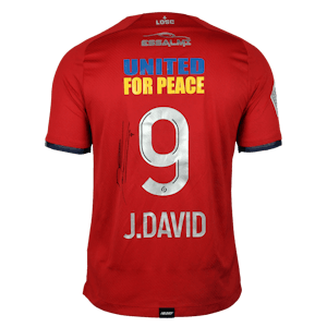 LOSC Lille 팀의 Jonathan David 셔츠
