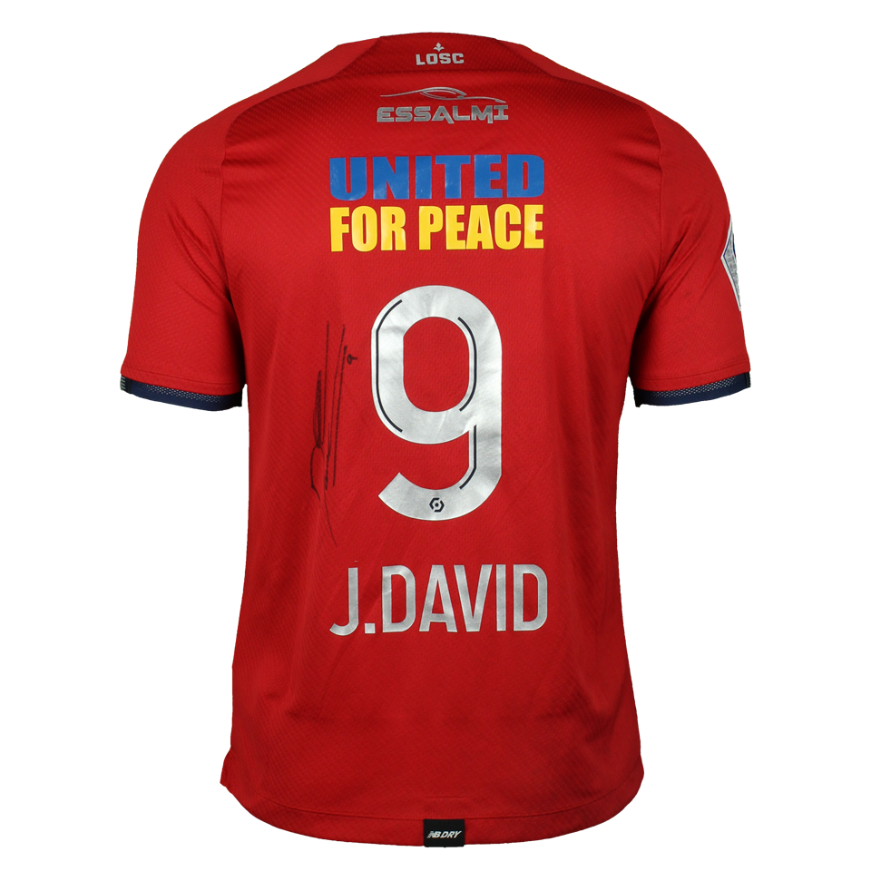 LOSC Lille 팀의 Jonathan David 셔츠