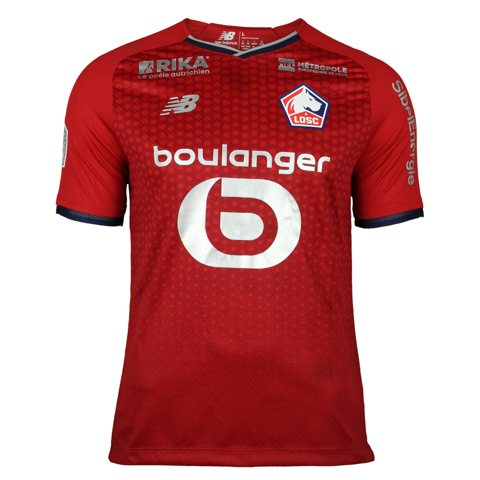LOSC Lille 팀의 Jonathan David 셔츠