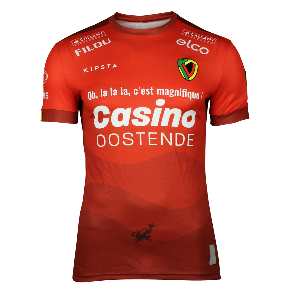 Siebe Wylin KV Oostende camisa.