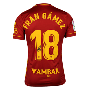 Francisco Gámez López Real Zaragoza shirt