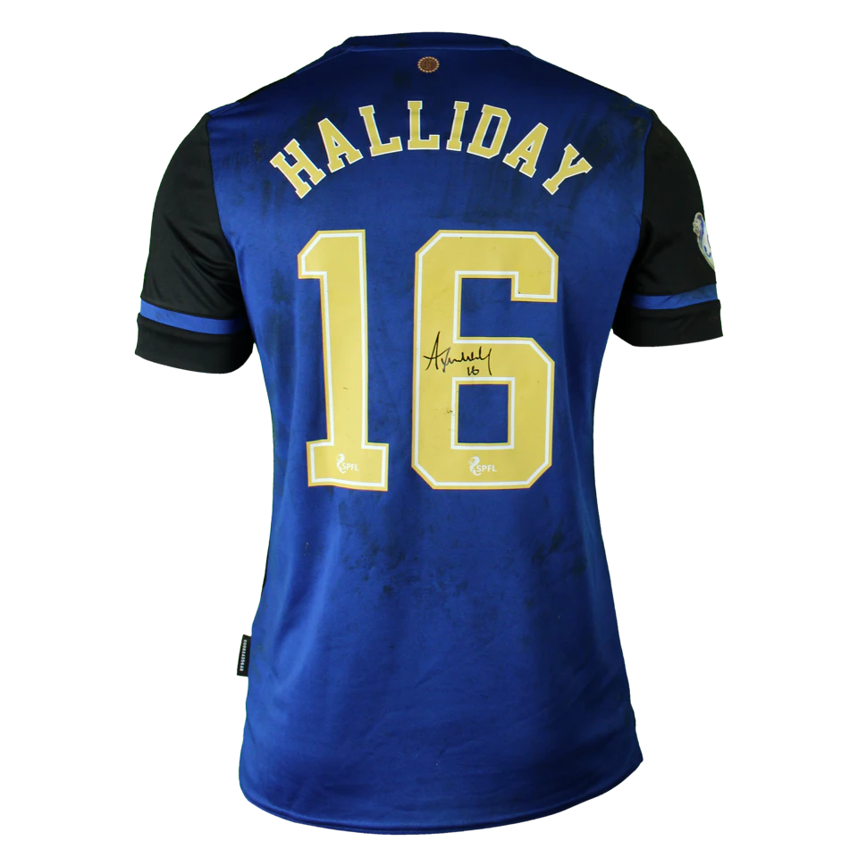 来自Heart of Midlothian的Andrew Halliday球衣