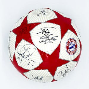 Squad Signed Champions League Ball