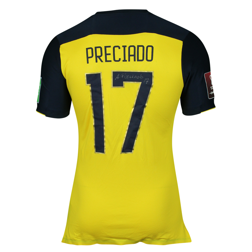 Angelo Smit Preciado Quiñónez Ecuador shirt
