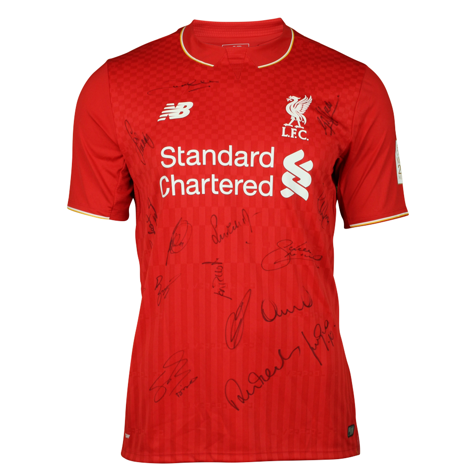 Liverpool Squad Signed Shirt | Corazón Classic Match 2015 - 2
