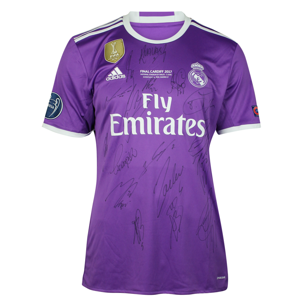 Squad Signed Shirt | Champions League Final Cardiff 2017 | Real