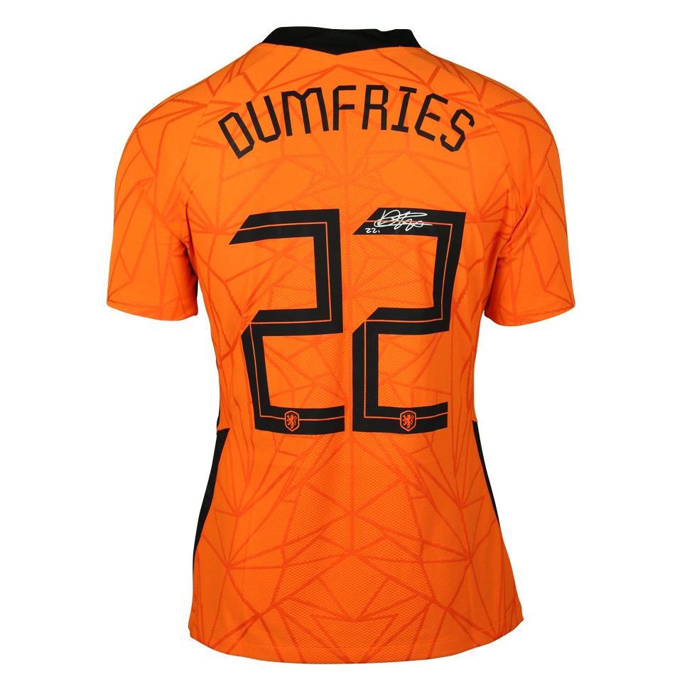 Denzel Dumfries Netherlands shirt