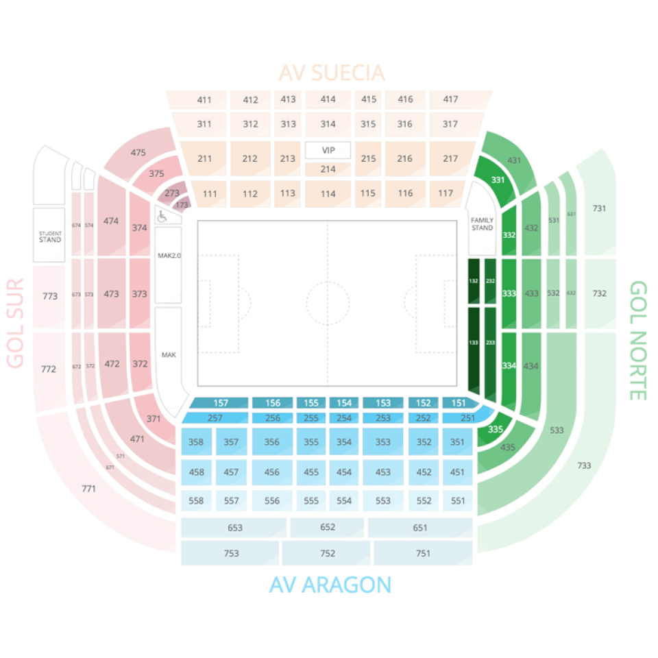 2 VIP Tickets For Valencia - Osasuna | 3