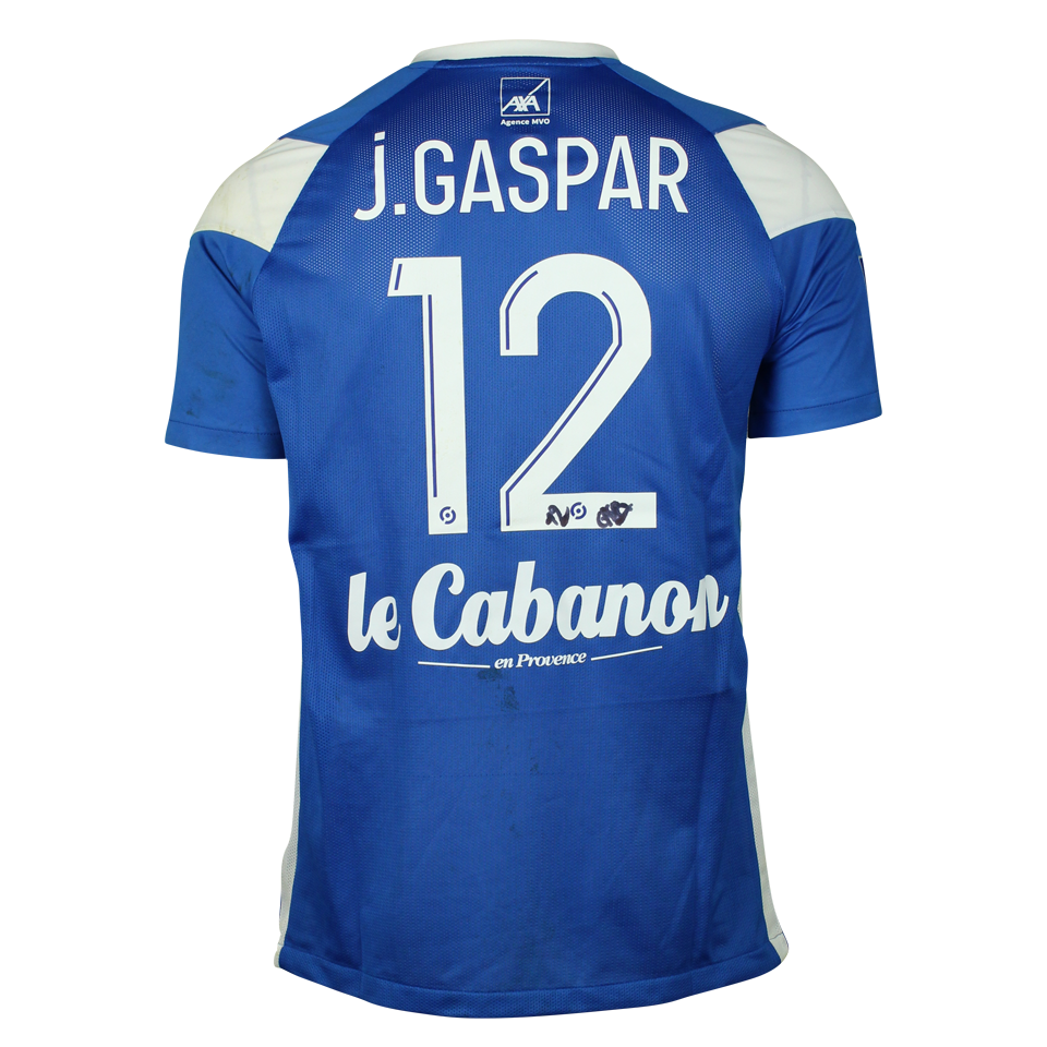 Maillot de Jordy Gaspar (Grenoble Foot 38)