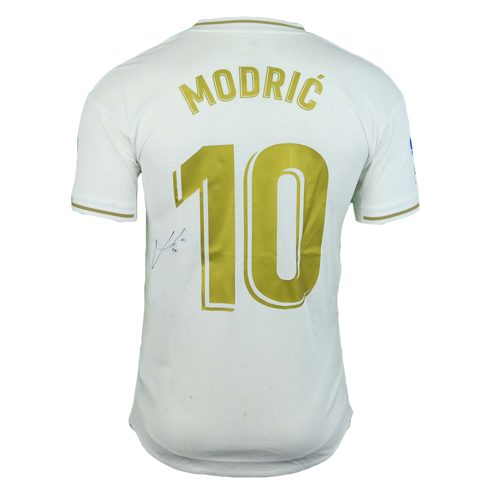 来自Real Madrid的Luka Modrić球衣