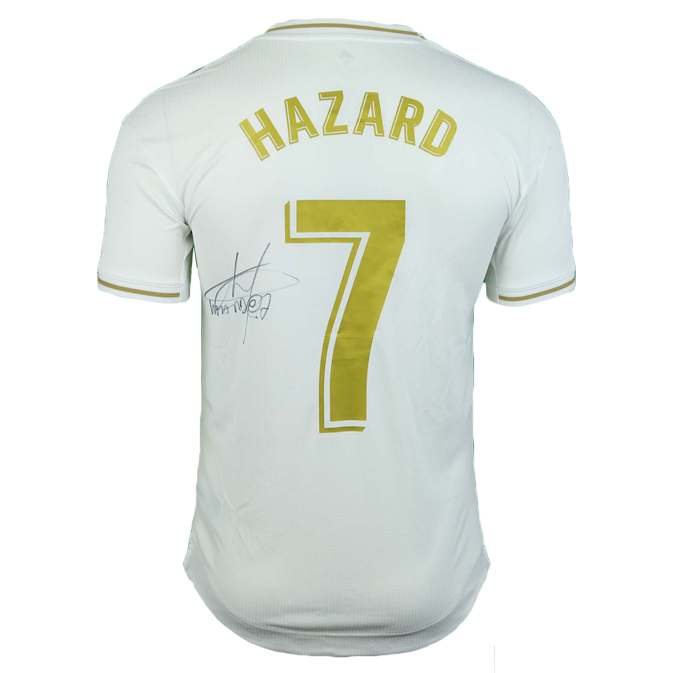 Eden Hazard Real Madrid camisa.