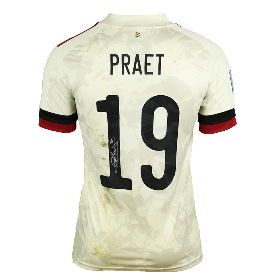 Dennis Praet Belgium camisa.