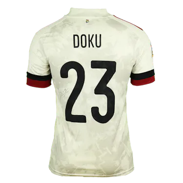Jérémy Doku Belgium camisa.