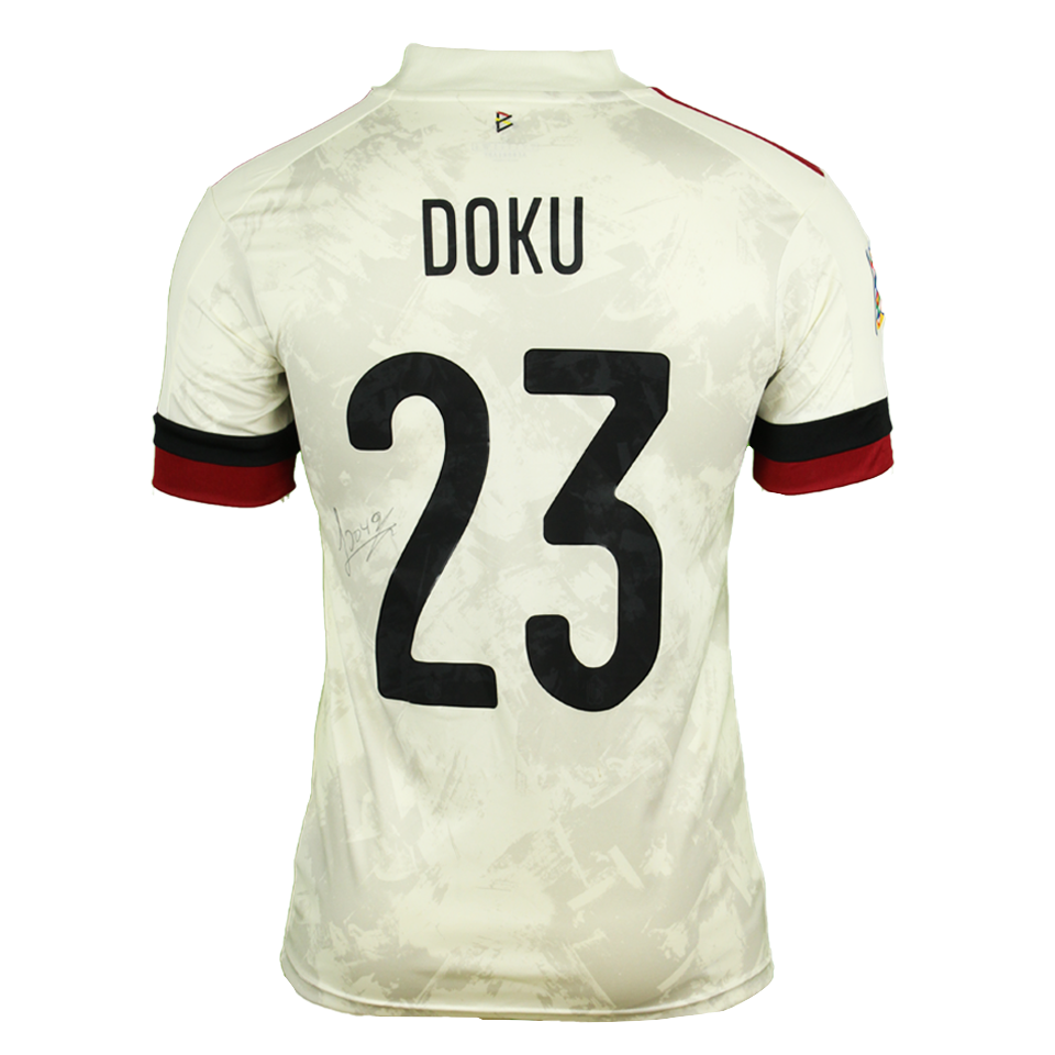Jérémy Doku Belgium camisa.