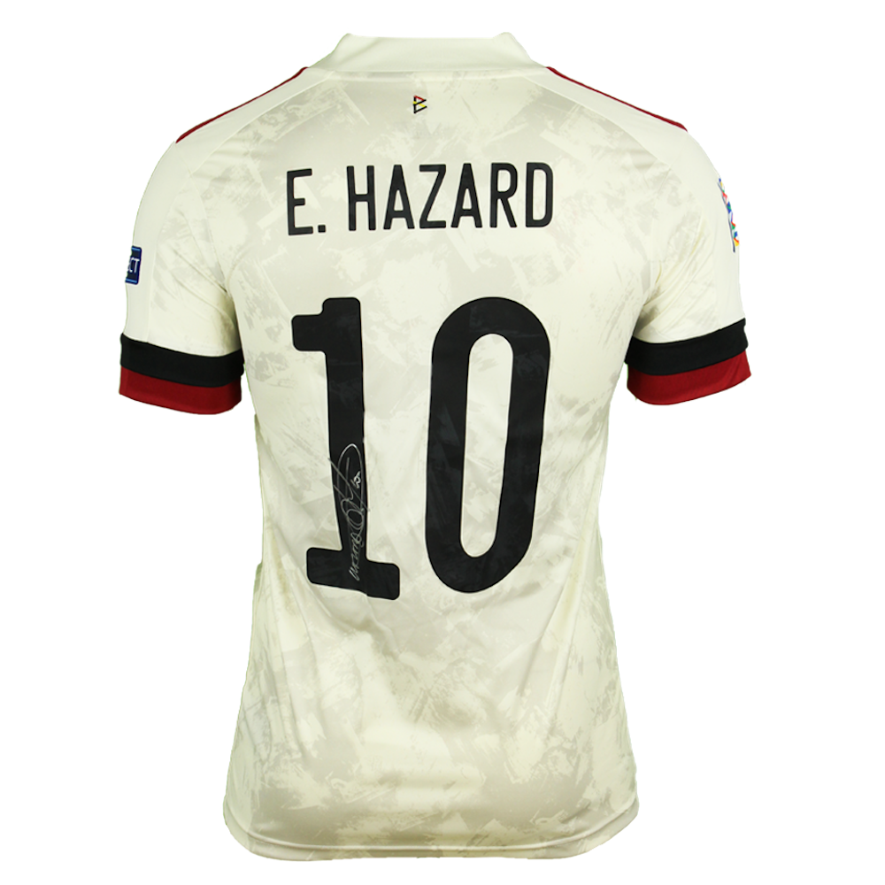 Eden Hazard | Denmark - Belgium | MatchWornShirt