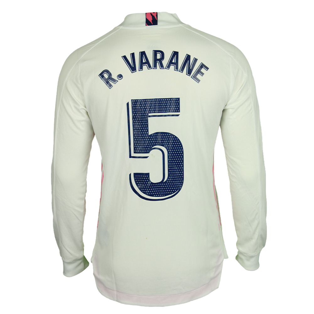 レアル・マドリード VARANE 5番 シャツ　Lサイズ Raphaël Varane | Real Madrid - Real Valladolid | MatchWornShirt