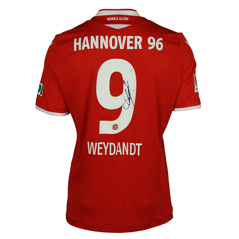Hendrik Weydandt Hannover 96 camisa.