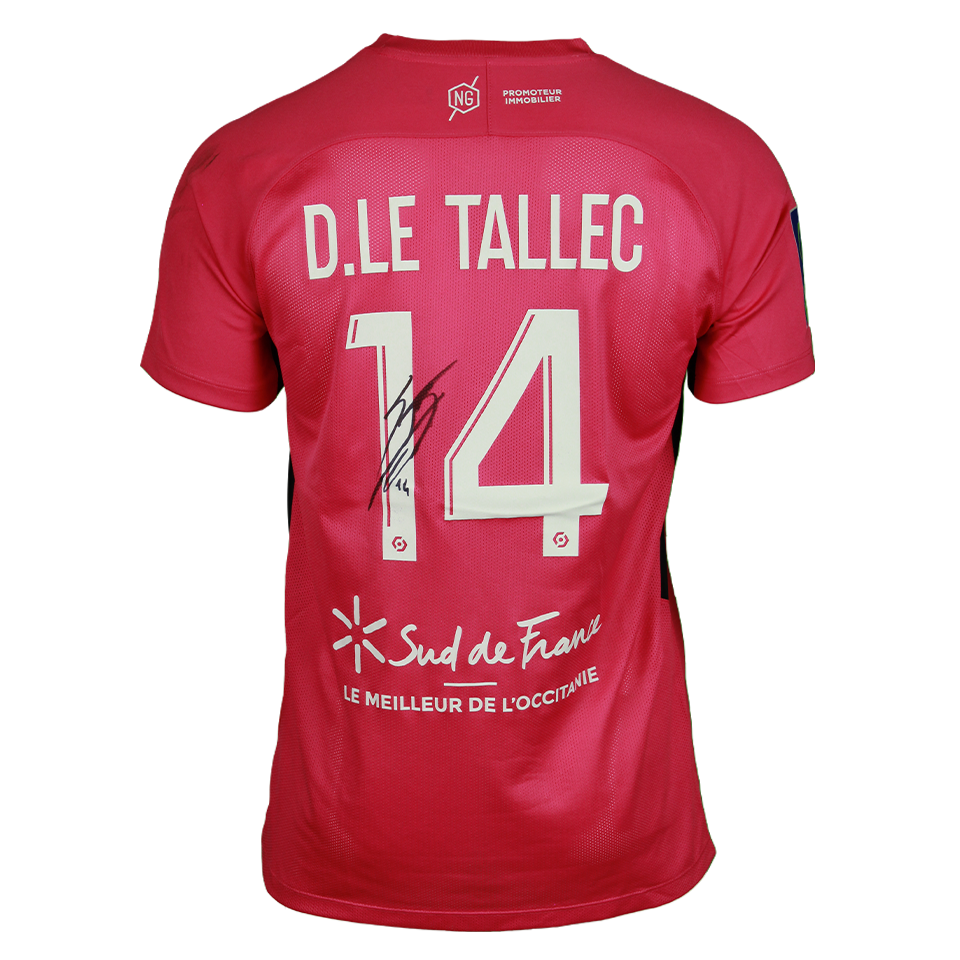 来自Montpellier Hérault SC的Damien Le Tallec球衣