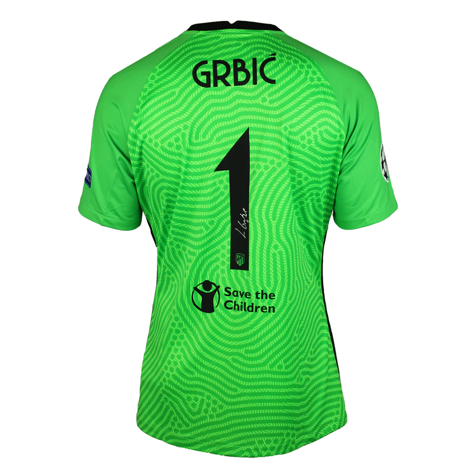 来自Atlético de Madrid的Ivo Grbić球衣