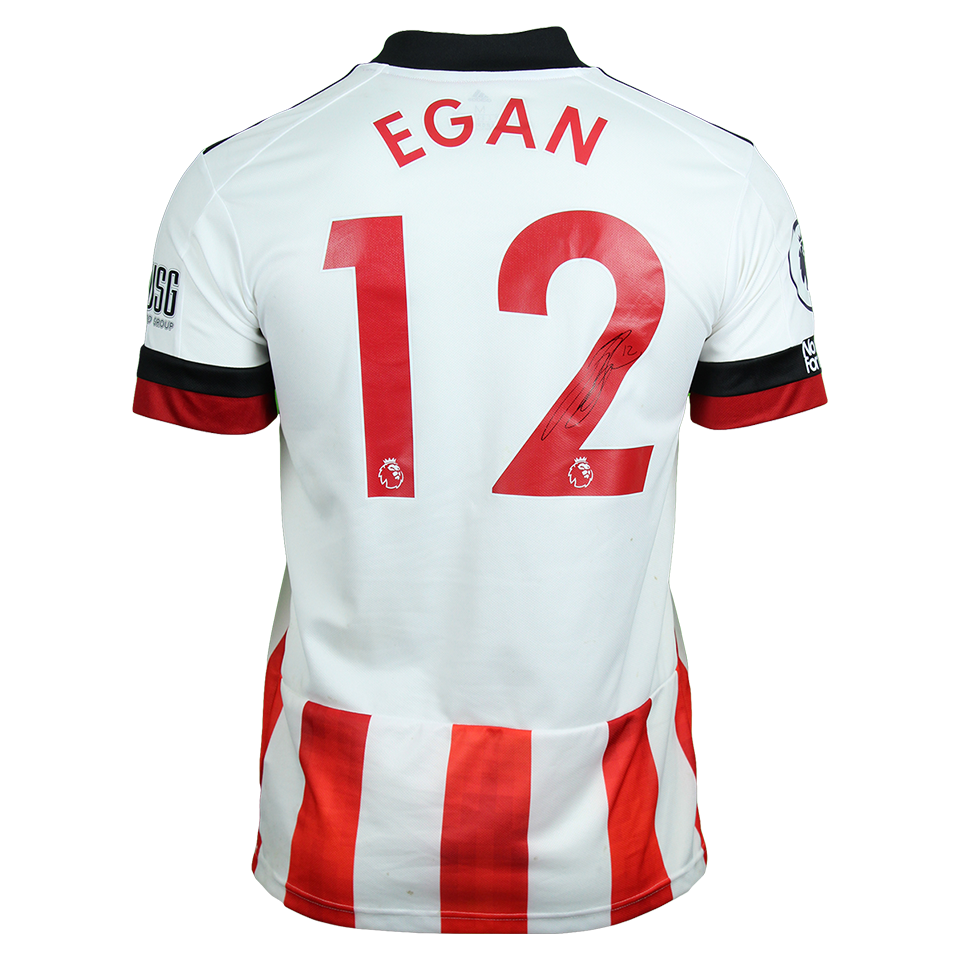 John Egan Sheffield United shirt