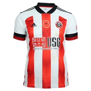 John Egan Sheffield United shirt
