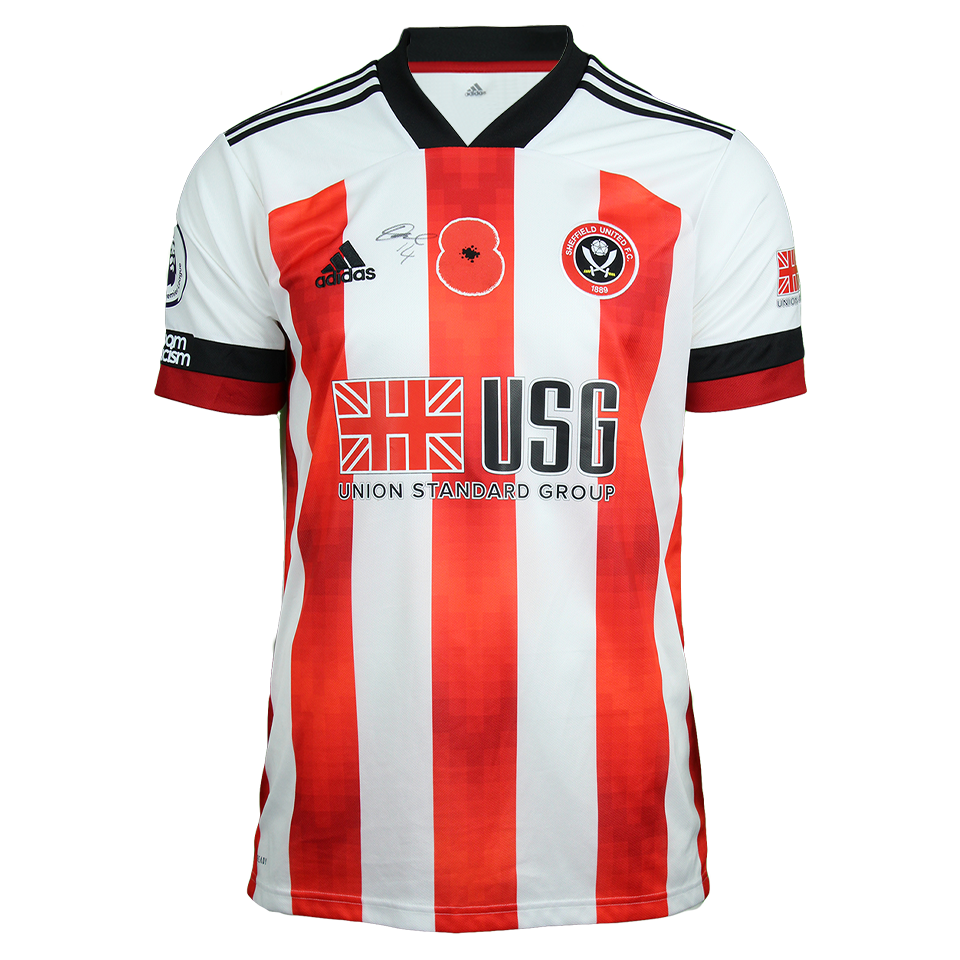 Oliver Burke Sheffield United shirt