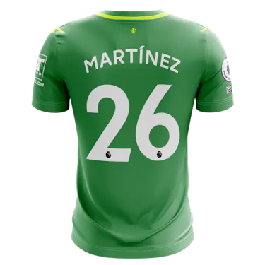 Damián Emiliano Martínez Aston Villa shirt