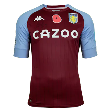 来自Aston Villa的Douglas Luiz 球衣