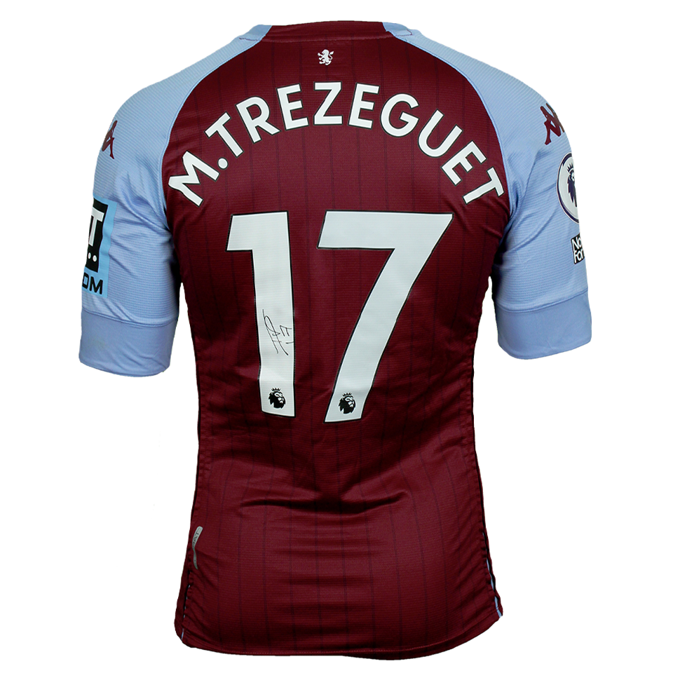 Maillot de Trézéguet (Aston Villa)