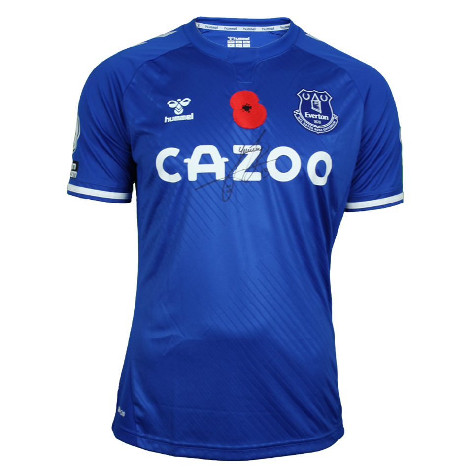 Yerry Mina Everton camisa.