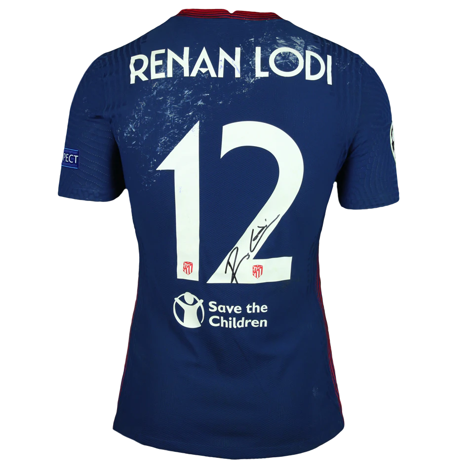 Renan Lodi Atlético de Madrid camisa.