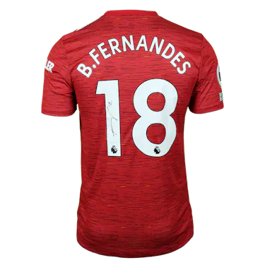 来自Manchester United的Bruno Fernandes球衣