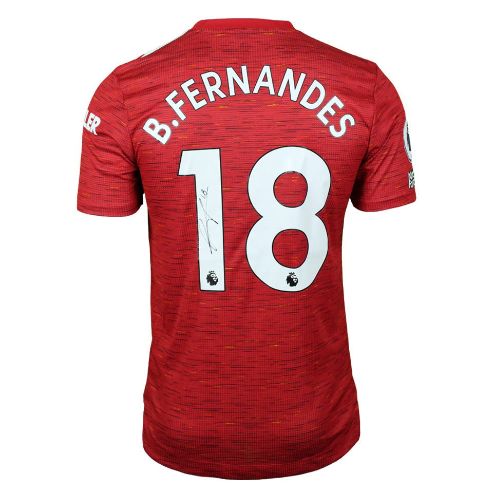 来自Manchester United的Bruno Fernandes球衣