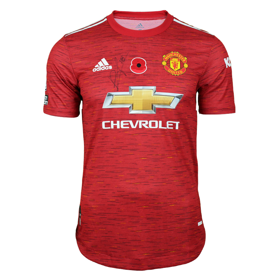 来自Manchester United的Bruno Fernandes球衣