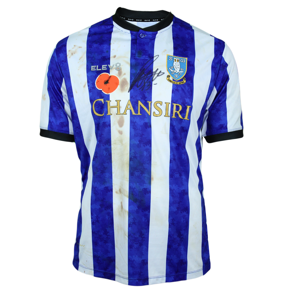 Sheffield Wednesday 팀의 Julian Börner 셔츠
