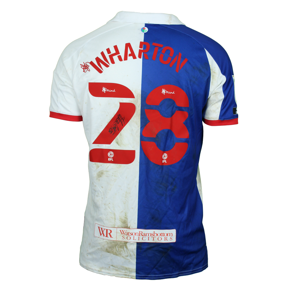Scott Wharton Blackburn Rovers のシャツ