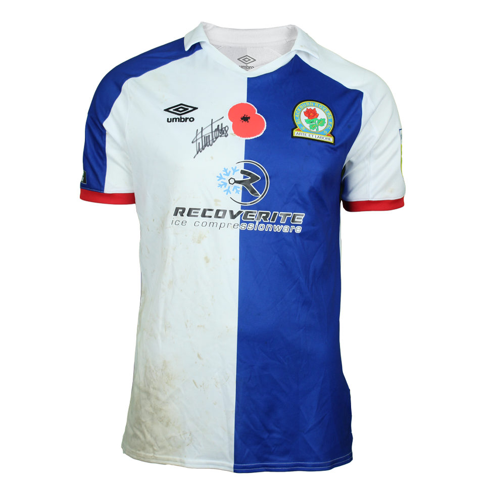 Scott Wharton Blackburn Rovers のシャツ