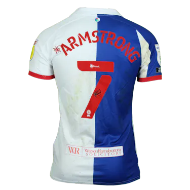 来自Blackburn Rovers的Adam Armstrong球衣