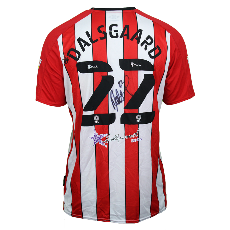 Henrik Dalsgaard Brentford shirt