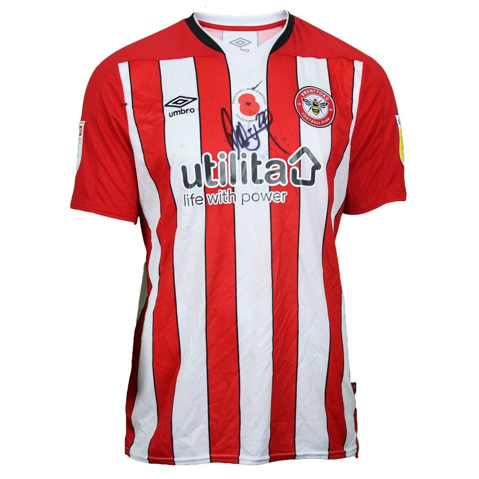 Henrik Dalsgaard Brentford shirt